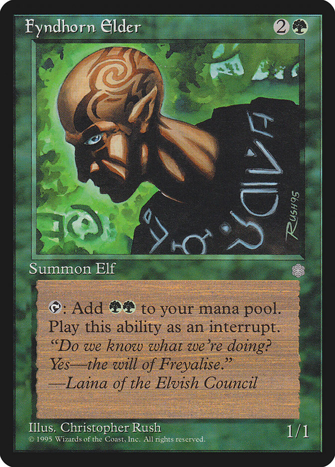 Fyndhorn Elder [Ice Age] MTG Single Magic: The Gathering | Red Claw Gaming