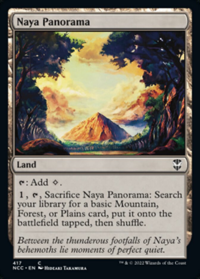 Naya Panorama [Streets of New Capenna Commander] MTG Single Magic: The Gathering | Red Claw Gaming