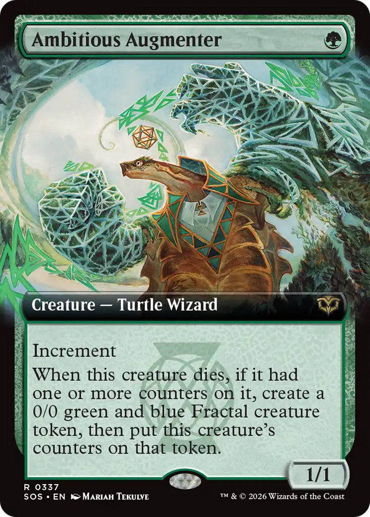 Ambitious Augmenter (Extended Art) [Secrets of Strixhaven] MTG Single Magic: The Gathering | Red Claw Gaming