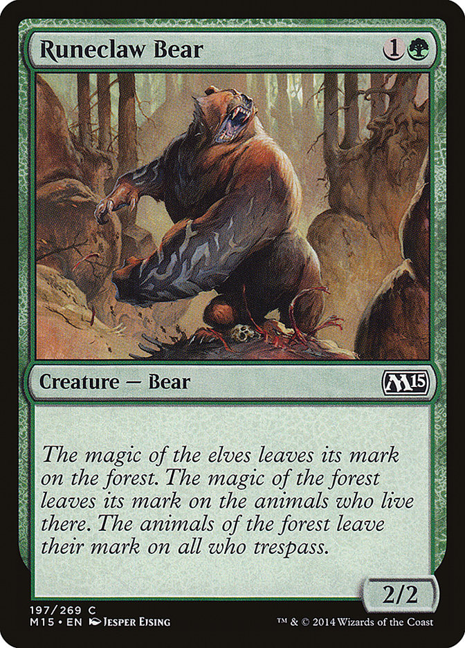 Runeclaw Bear [Magic 2015] MTG Single Magic: The Gathering | Red Claw Gaming