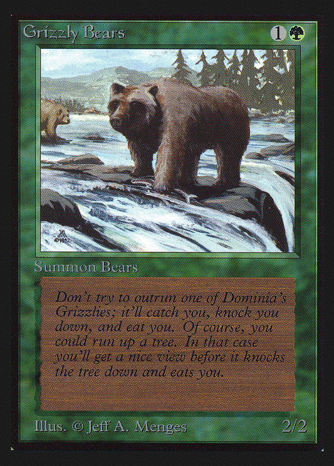 Grizzly Bears [International Collectors' Edition] MTG Single Magic: The Gathering | Red Claw Gaming