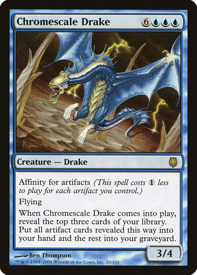 Chromescale Drake [Darksteel] MTG Single Magic: The Gathering | Red Claw Gaming