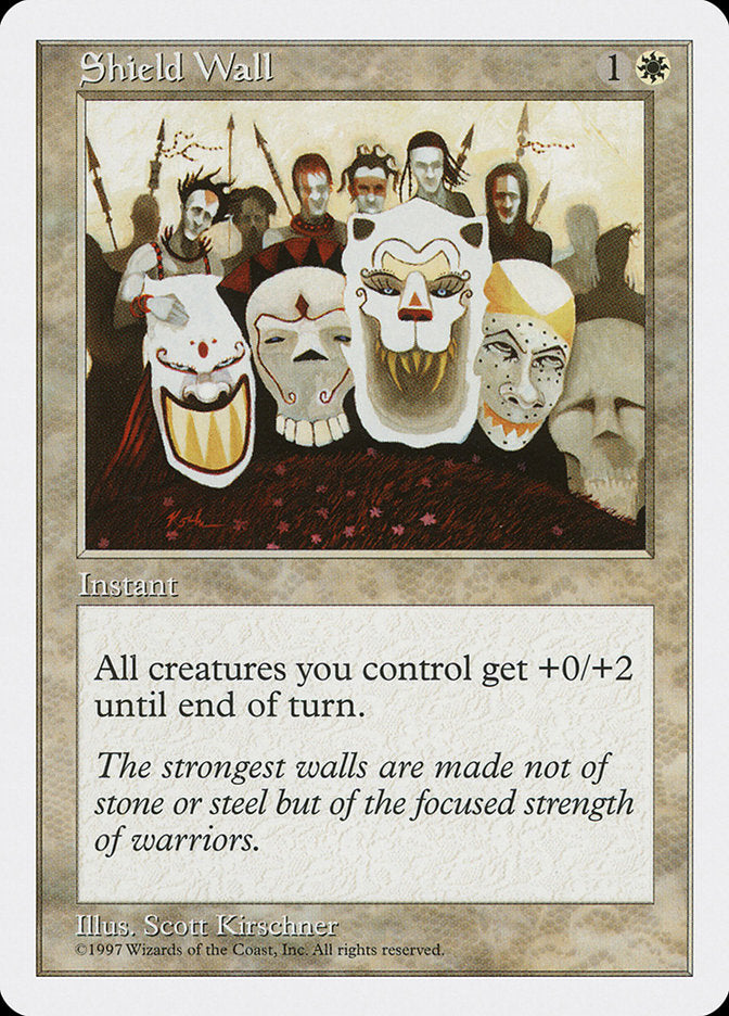 Shield Wall [Fifth Edition] MTG Single Magic: The Gathering | Red Claw Gaming