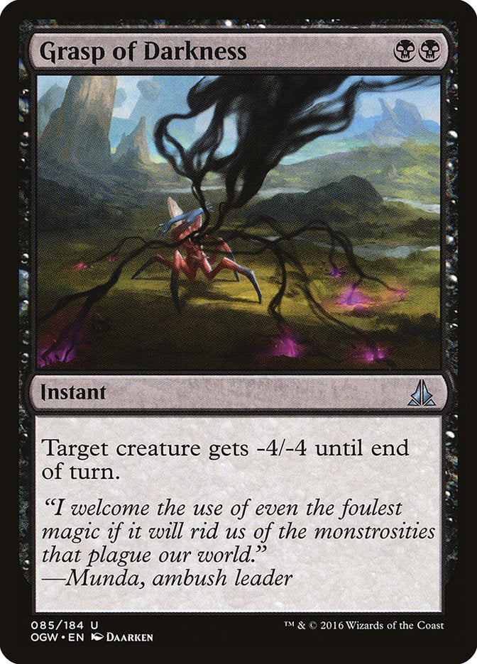 Grasp of Darkness [Oath of the Gatewatch] MTG Single Magic: The Gathering | Red Claw Gaming