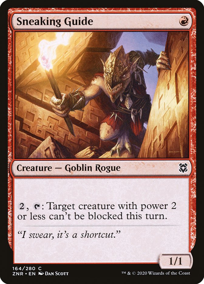 Sneaking Guide [Zendikar Rising] MTG Single Magic: The Gathering | Red Claw Gaming