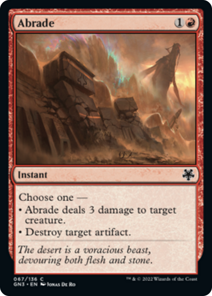 Abrade [Game Night: Free-for-All] MTG Single Magic: The Gathering | Red Claw Gaming