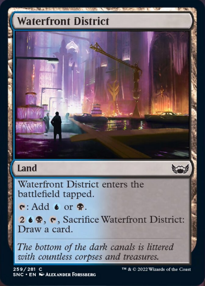 Waterfront District [Streets of New Capenna] MTG Single Magic: The Gathering | Red Claw Gaming