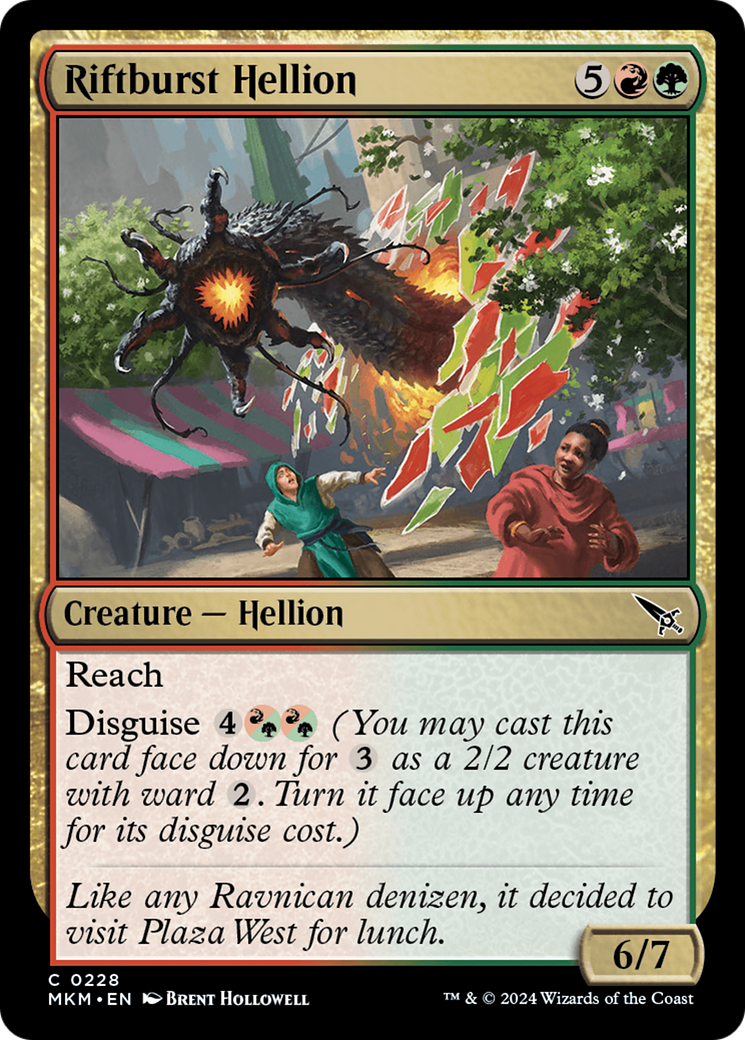 Riftburst Hellion [Murders at Karlov Manor] MTG Single Magic: The Gathering    | Red Claw Gaming