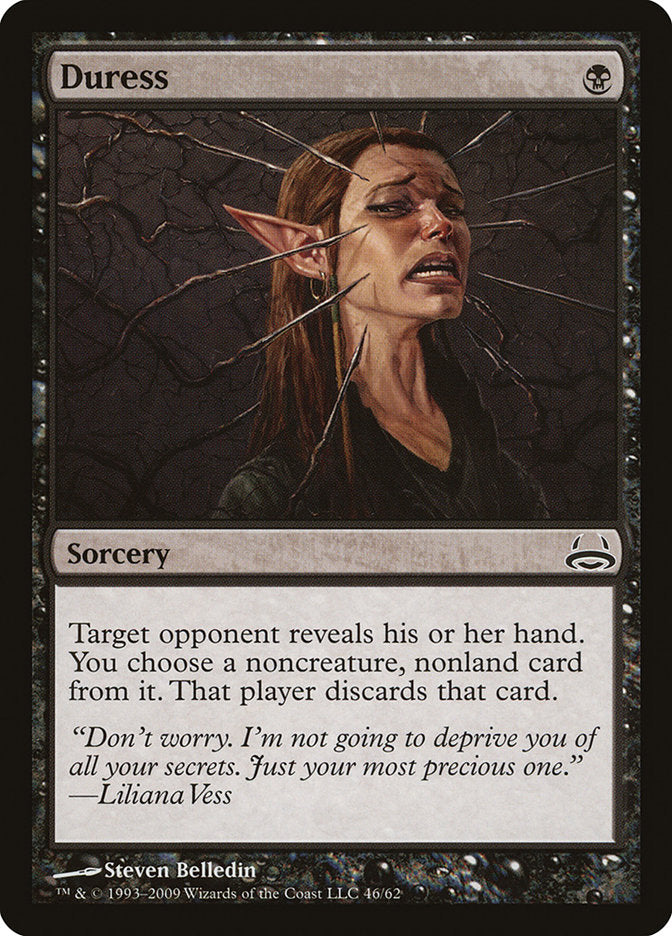Duress [Duel Decks: Divine vs. Demonic] MTG Single Magic: The Gathering | Red Claw Gaming