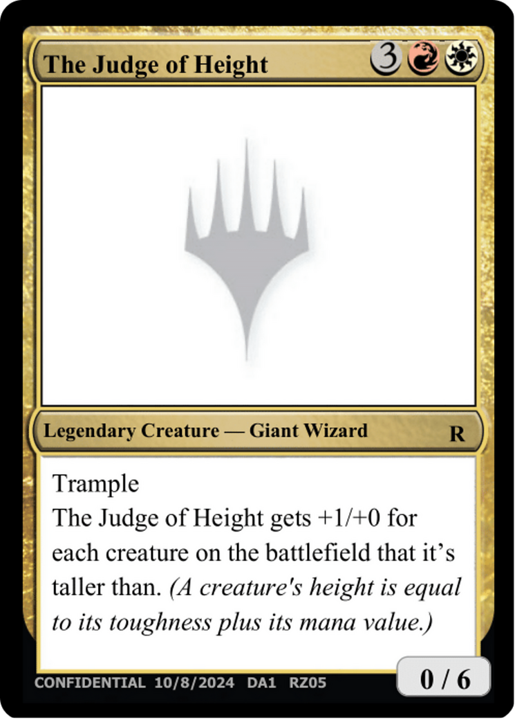 The Judge of Height [Unknown Event] MTG Single Magic: The Gathering | Red Claw Gaming