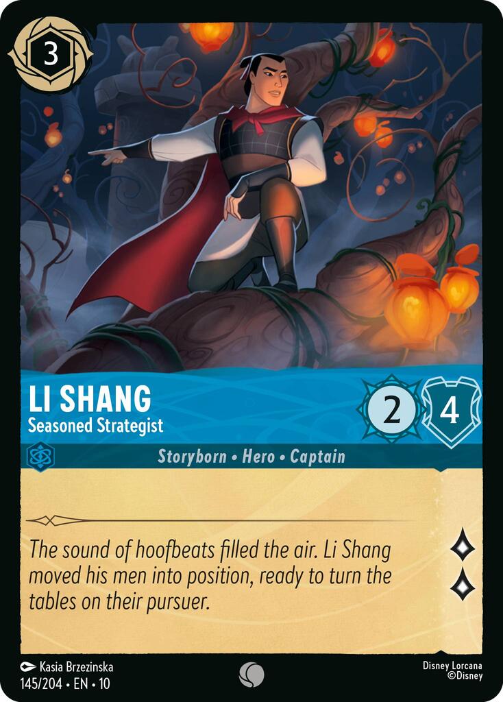 Li Shang - Seasoned Strategist (145/204) [Whispers in the Well] | Red Claw Gaming