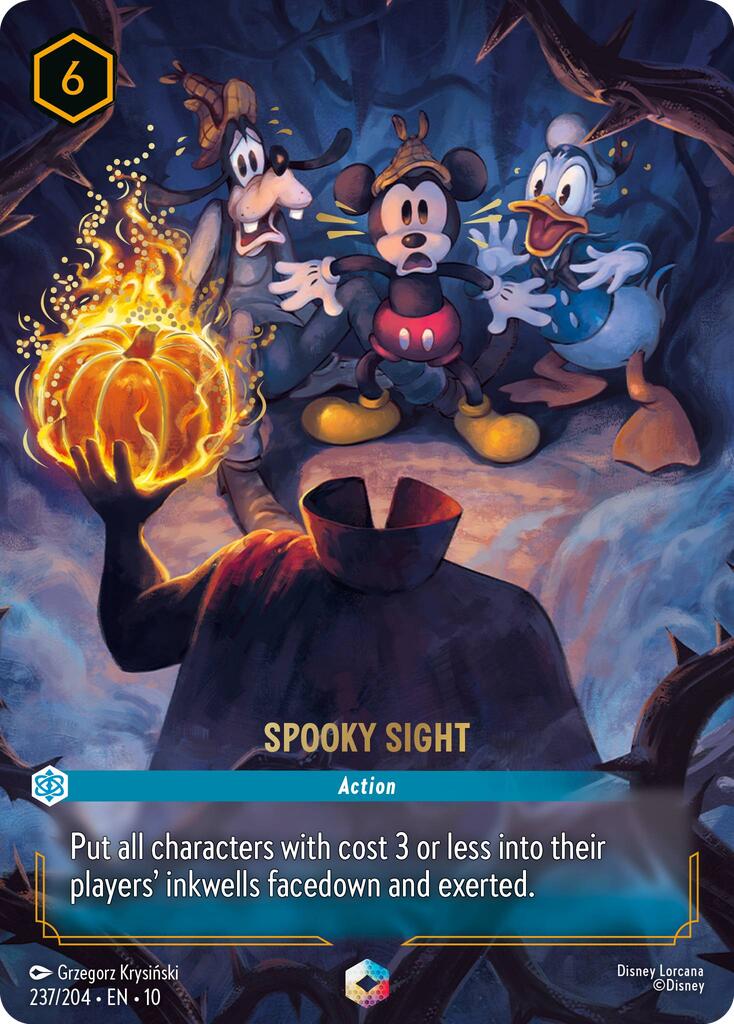 Spooky Sight (Enchanted) (237/204) [Whispers in the Well] Lorcana Single Disney | Red Claw Gaming