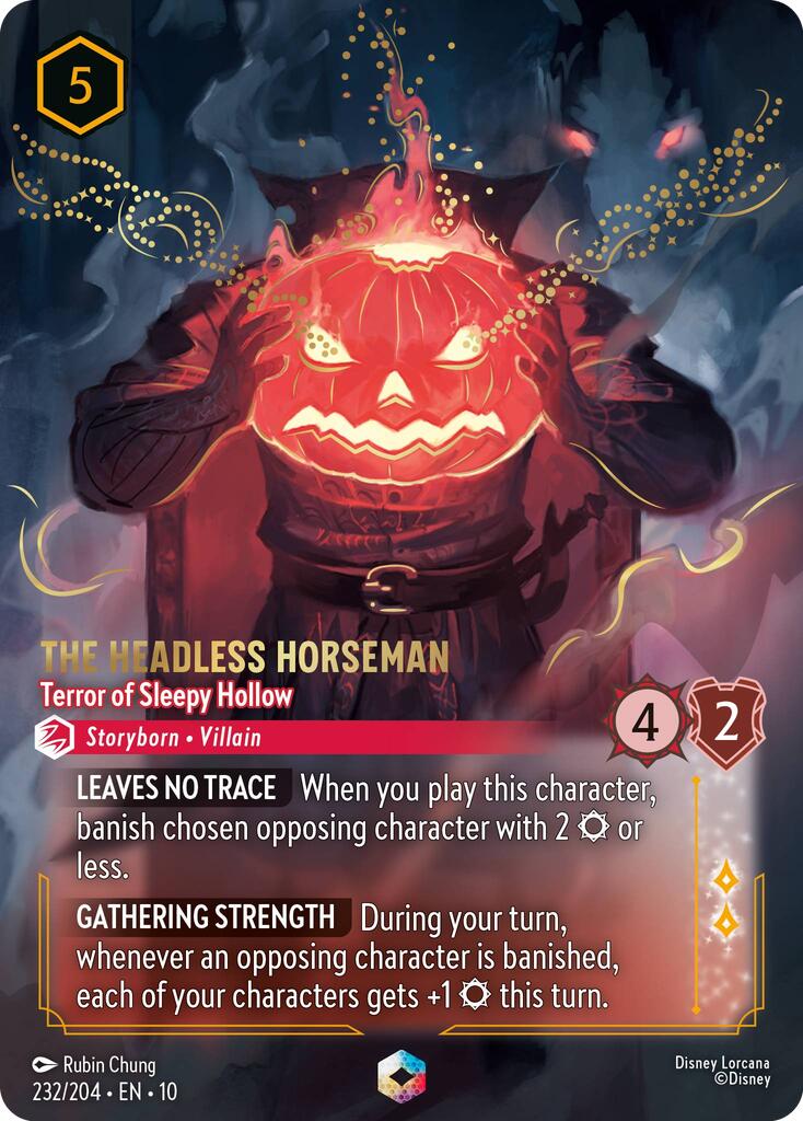 The Headless Horseman - Terror of Sleepy Hollow (Enchanted) (232/204) [Whispers in the Well] Lorcana Single Disney | Red Claw Gaming