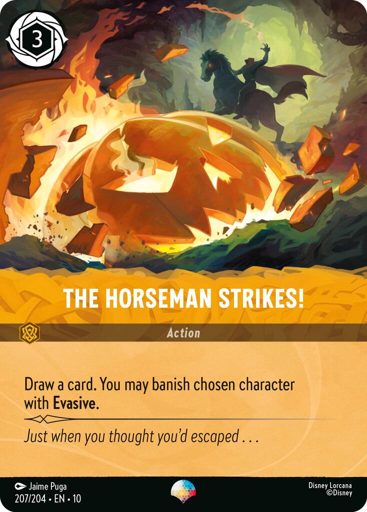 The Horseman Strikes! (Epic) (207/204) [Whispers in the Well] Lorcana Single Disney | Red Claw Gaming