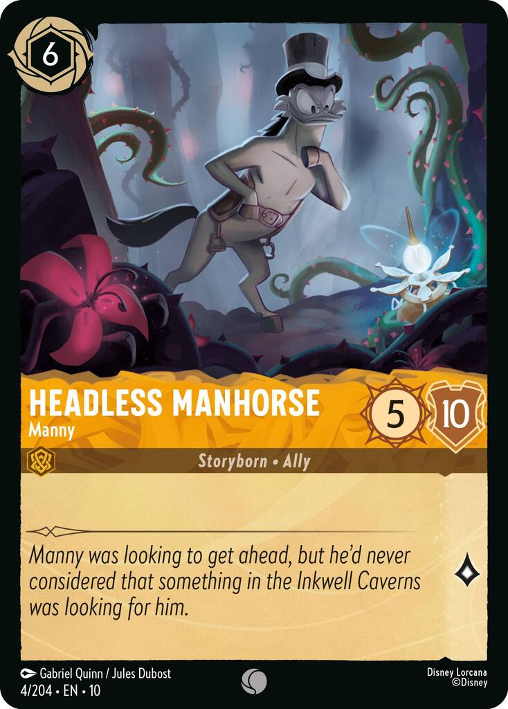 Headless Manhorse - Manny (4/204) [Whispers in the Well] Lorcana Single Disney | Red Claw Gaming