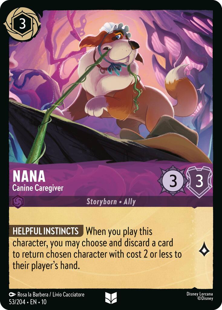 Nana - Canine Caregiver (53/204) [Whispers in the Well] Lorcana Single Disney | Red Claw Gaming