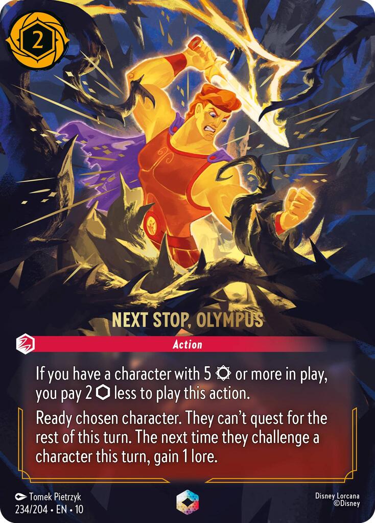 Next Stop, Olympus (Enchanted) (234/204) [Whispers in the Well] Lorcana Single Disney | Red Claw Gaming
