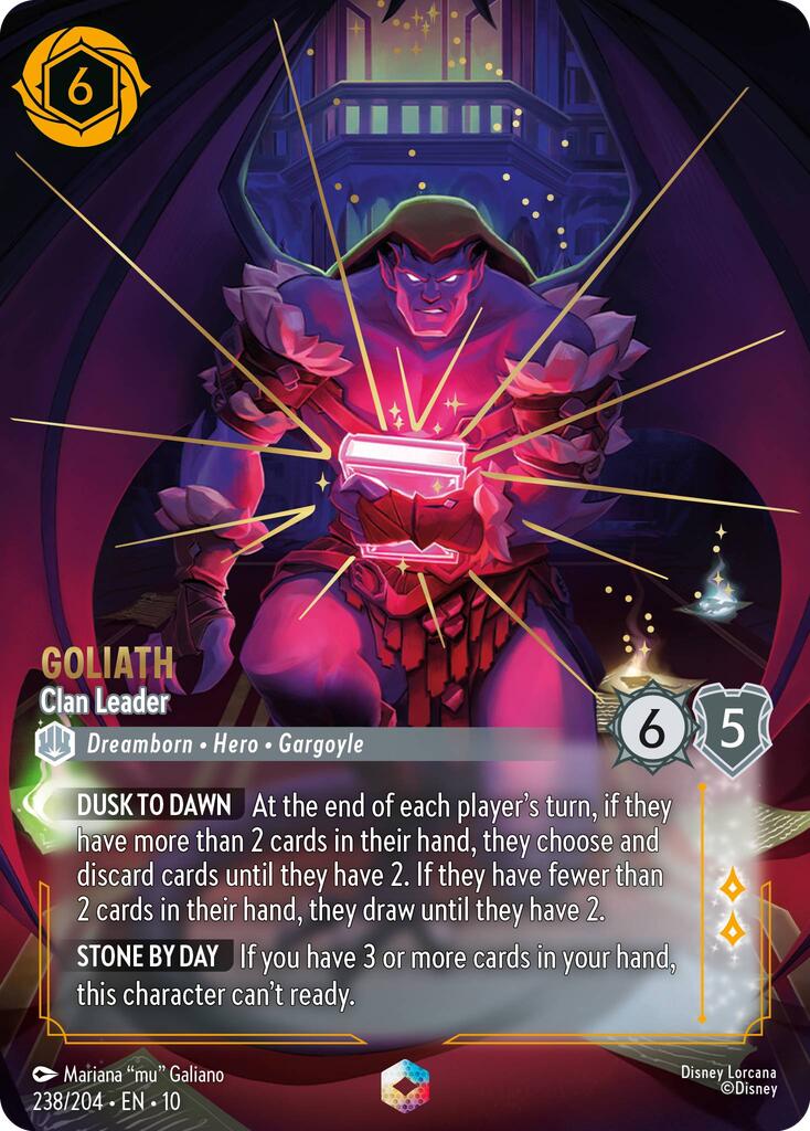 Goliath - Clan Leader (Enchanted) (238/204) [Whispers in the Well] Lorcana Single Disney | Red Claw Gaming