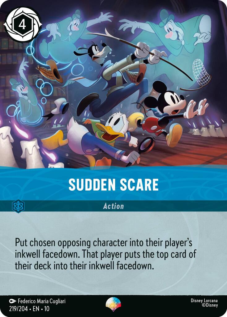 Sudden Scare (Epic) (219/204) [Whispers in the Well] Lorcana Single Disney | Red Claw Gaming