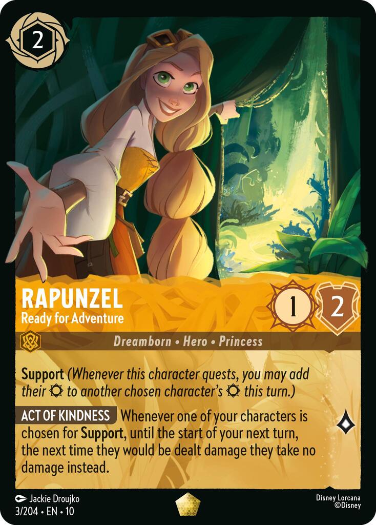 Rapunzel - Ready for Adventure (3/204) [Whispers in the Well] Lorcana Single Disney | Red Claw Gaming