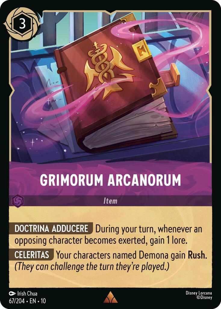 Grimorum Arcanorum (67/204) [Whispers in the Well] Lorcana Single Disney | Red Claw Gaming