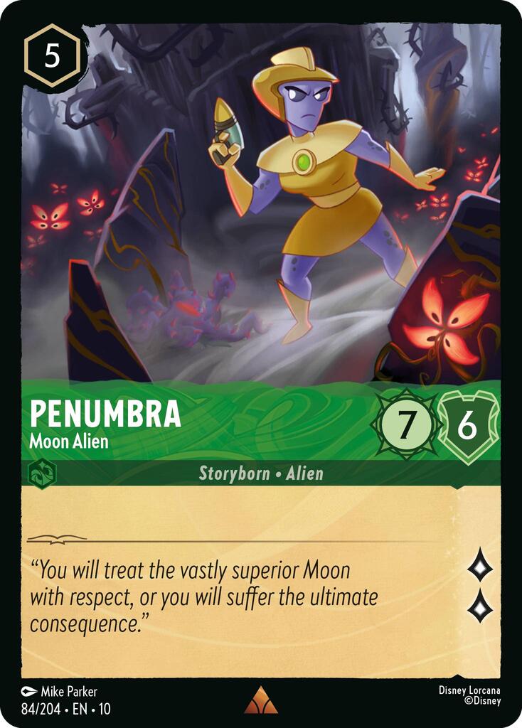 Penumbra - Moon Alien (84/204) [Whispers in the Well] Lorcana Single Disney | Red Claw Gaming