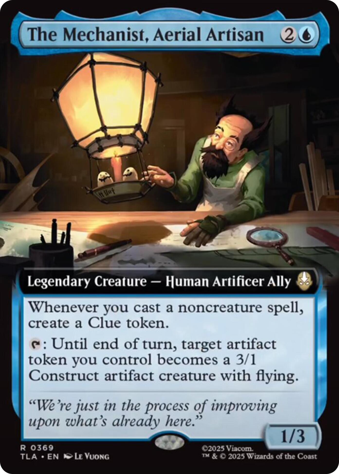 The Mechanist, Aerial Artisan (Extended Art) [Avatar: The Last Airbender] MTG Single Magic: The Gathering | Red Claw Gaming