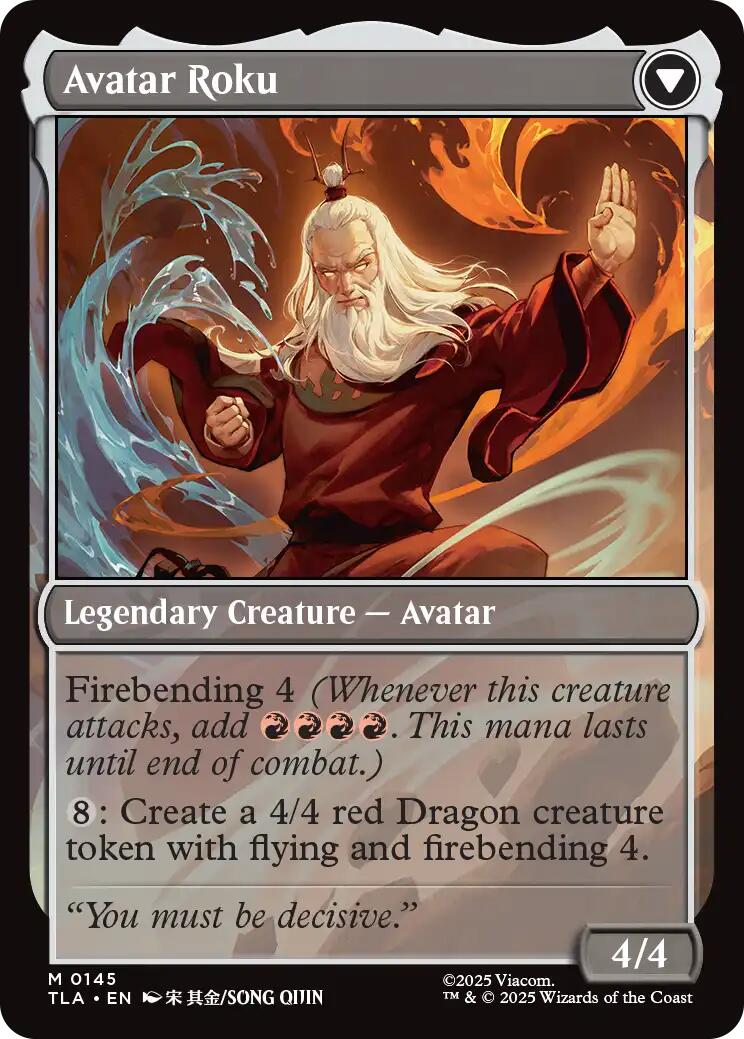 The Legend of Roku [Avatar: The Last Airbender] MTG Single Magic: The Gathering | Red Claw Gaming