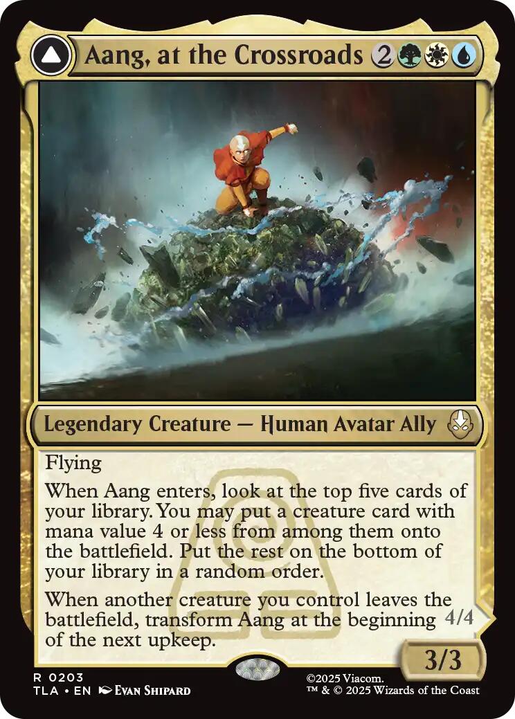 Aang, at the Crossroads [Avatar: The Last Airbender] MTG Single Magic: The Gathering | Red Claw Gaming