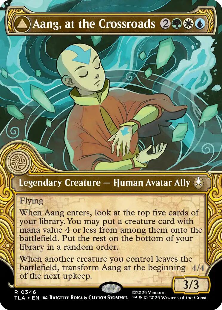 Aang, at the Crossroads (Showcase) [Avatar: The Last Airbender] MTG Single Magic: The Gathering | Red Claw Gaming
