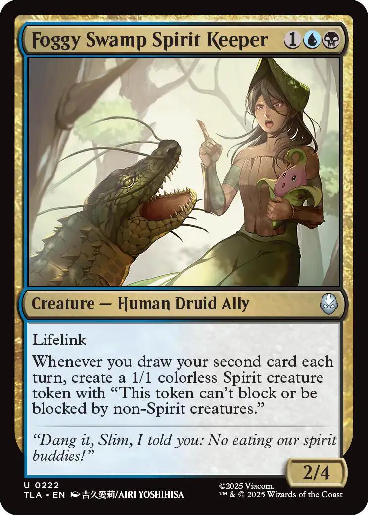 Foggy Swamp Spirit Keeper [Avatar: The Last Airbender] MTG Single Magic: The Gathering | Red Claw Gaming