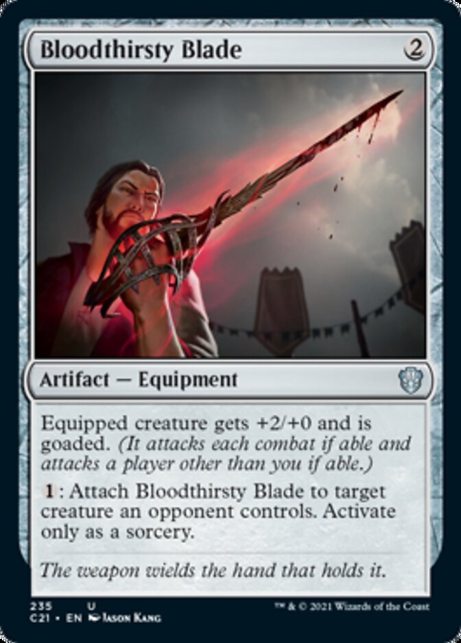 Bloodthirsty Blade [Commander 2021] MTG Single Magic: The Gathering | Red Claw Gaming
