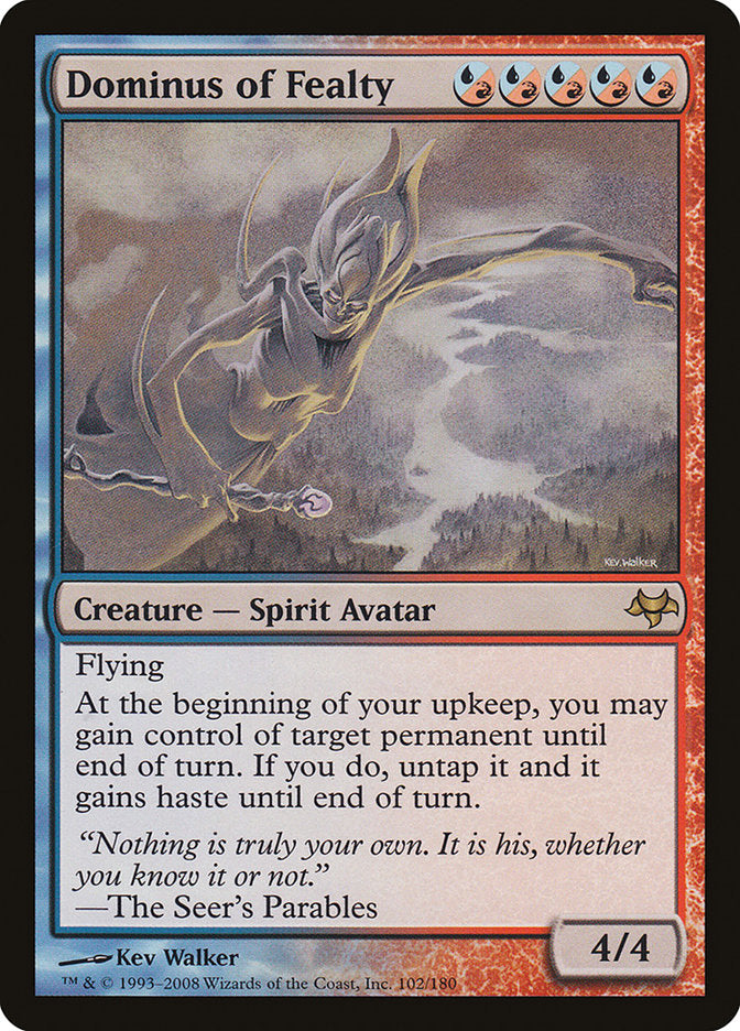 Dominus of Fealty [Eventide] MTG Single Magic: The Gathering | Red Claw Gaming