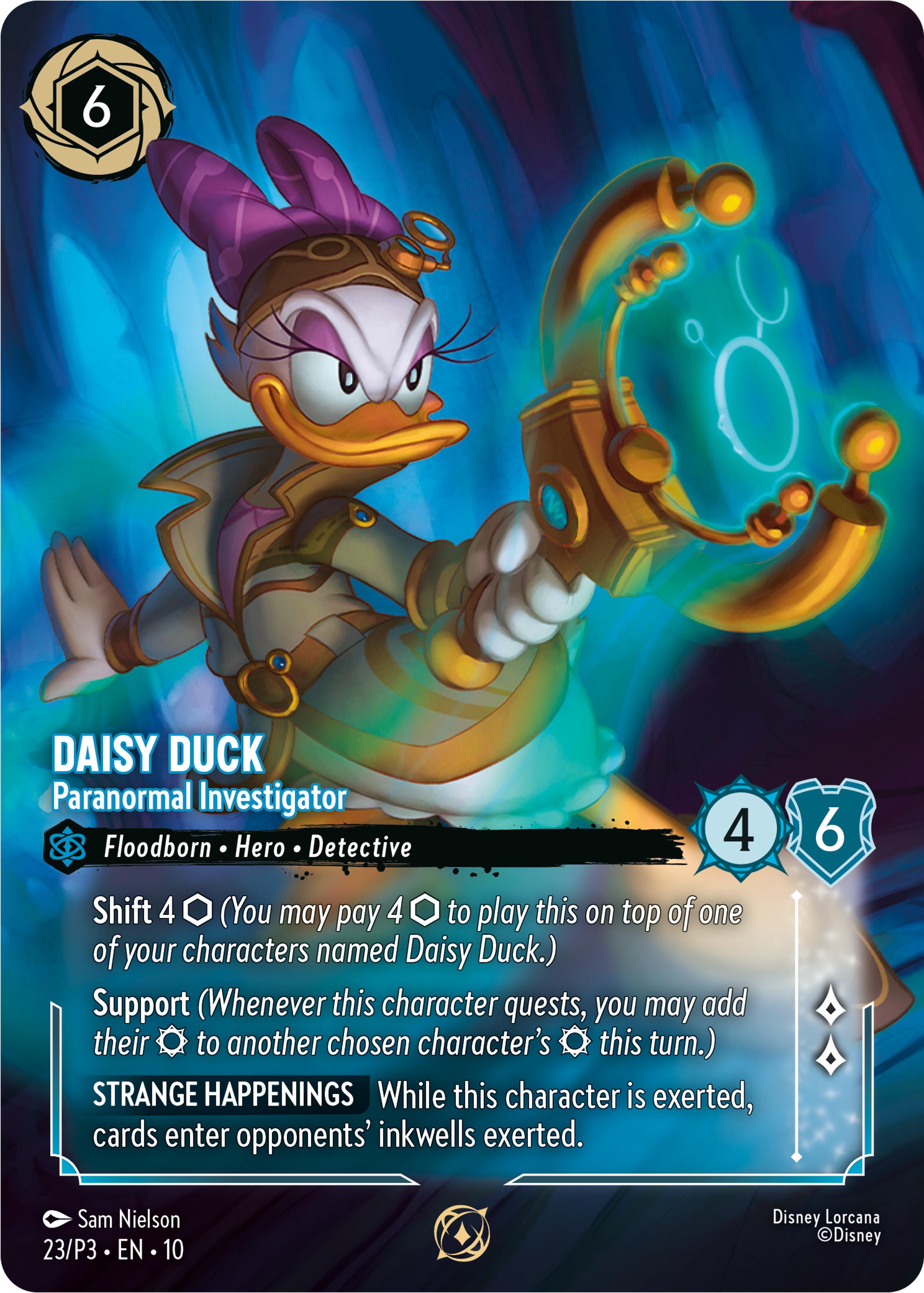 Daisy Duck - Paranormal Investigator (Store Championship Participant) (23) [Promo Cards] Lorcana Single Disney | Red Claw Gaming