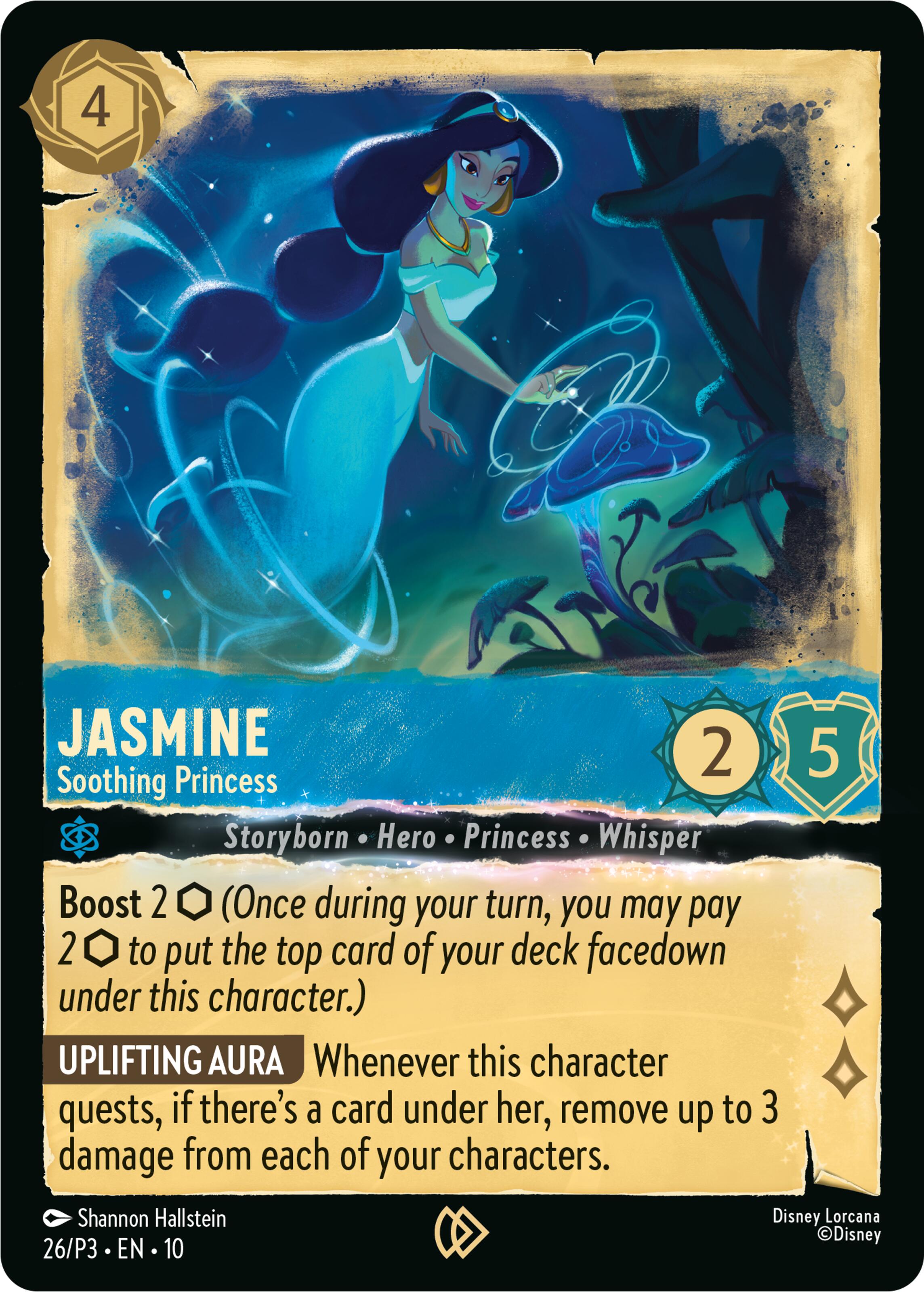 Jasmine - Soothing Princess (26) [Promo Cards] Lorcana Single Disney | Red Claw Gaming
