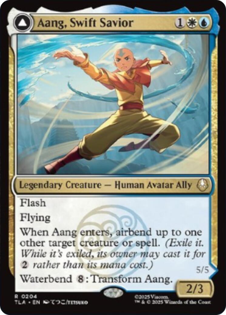 Aang, Swift Savior [Avatar: The Last Airbender] MTG Single Magic: The Gathering | Red Claw Gaming