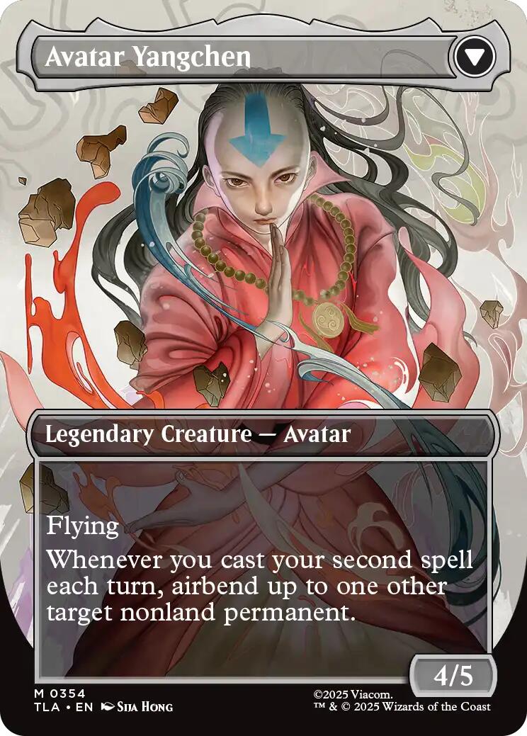 The Legend of Yangchen (Borderless) [Avatar: The Last Airbender] MTG Single Magic: The Gathering | Red Claw Gaming