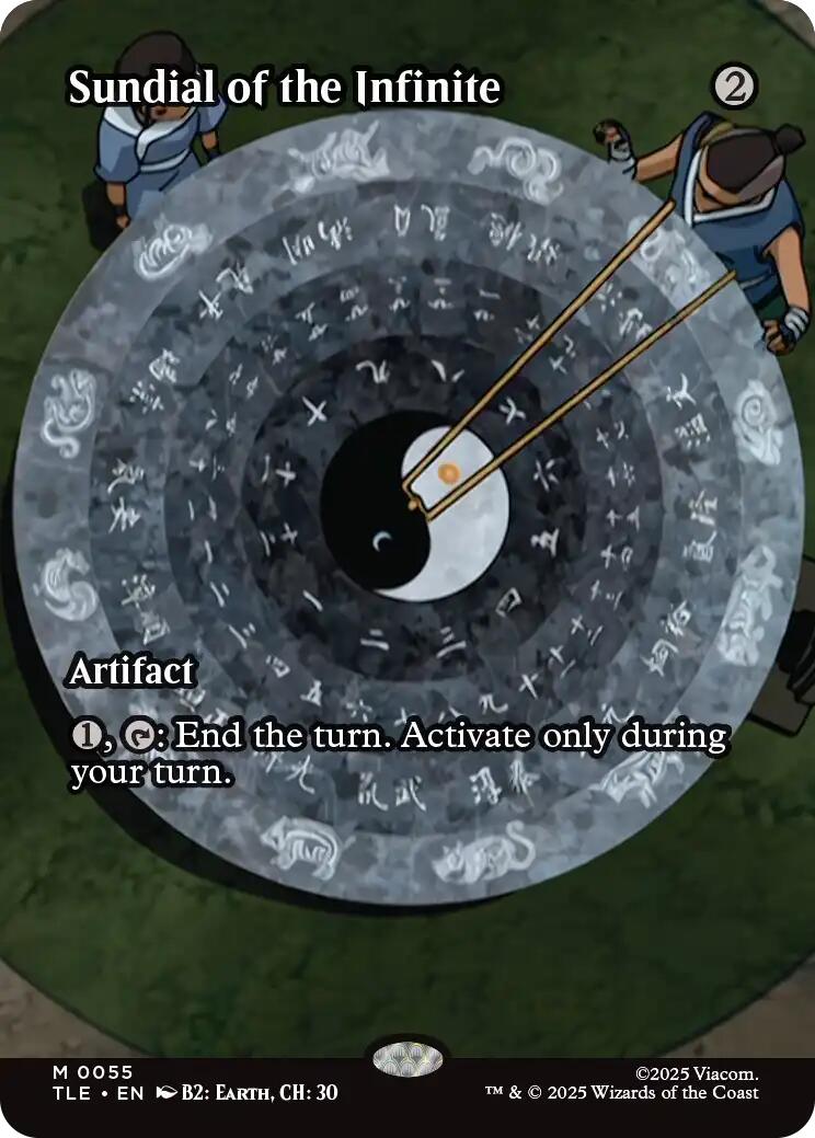 Sundial of the Infinite (Borderless) [Avatar: The Last Airbender: Eternal-Legal] MTG Single Magic: The Gathering | Red Claw Gaming