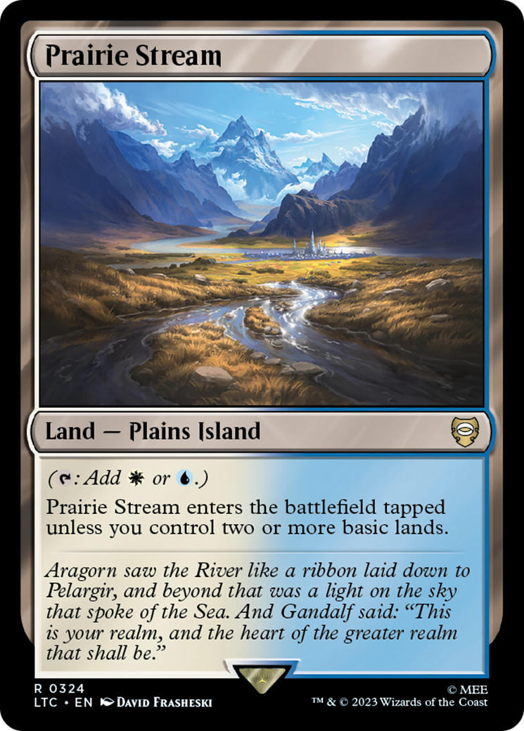 Prairie Stream [The Lord of the Rings: Tales of Middle-Earth Commander] MTG Single Magic: The Gathering | Red Claw Gaming