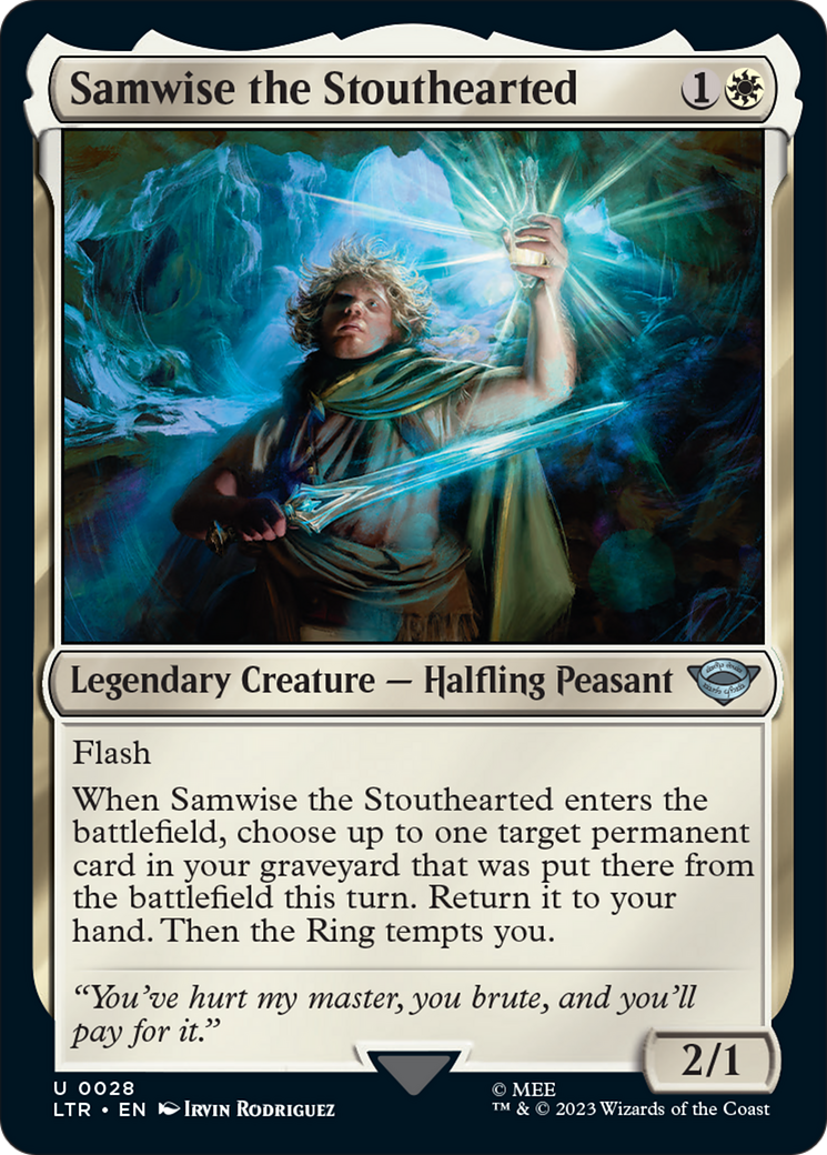 Samwise the Stouthearted [The Lord of the Rings: Tales of Middle-Earth] MTG Single Magic: The Gathering | Red Claw Gaming