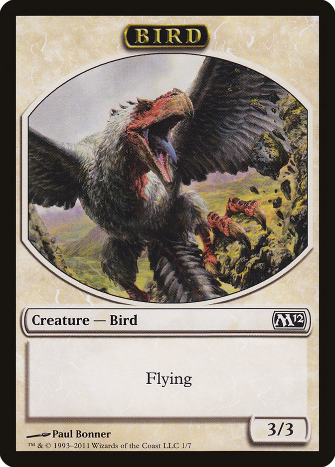 Bird Token [Magic 2012 Tokens] MTG Single Magic: The Gathering | Red Claw Gaming