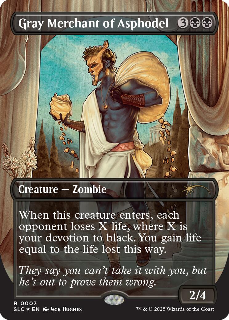 Gray Merchant of Asphodel (Halo Foil) [Secret Lair Countdown Kit] MTG Single Magic: The Gathering | Red Claw Gaming
