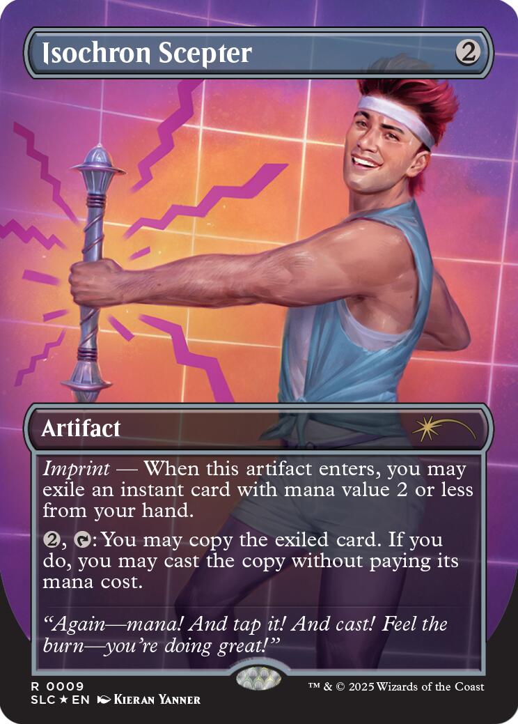 Isochron Scepter (Halo Foil) [Secret Lair Countdown Kit] MTG Single Magic: The Gathering | Red Claw Gaming