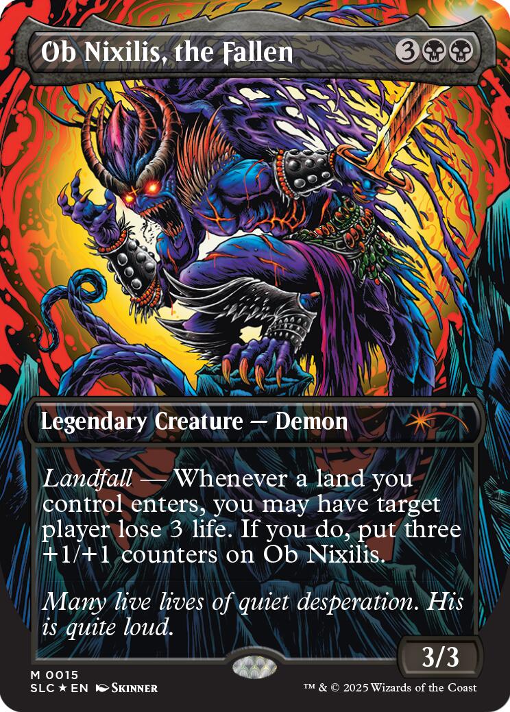 Ob Nixilis, the Fallen (Halo Foil) [Secret Lair Countdown Kit] MTG Single Magic: The Gathering | Red Claw Gaming