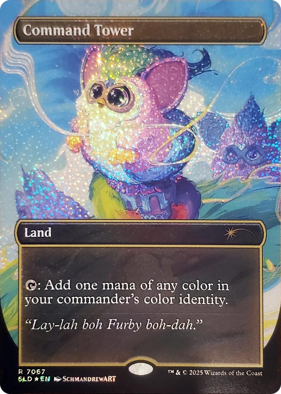 Command Tower (7067) (Confetti Foil) [Secret Lair Drop Series] MTG Single Magic: The Gathering | Red Claw Gaming