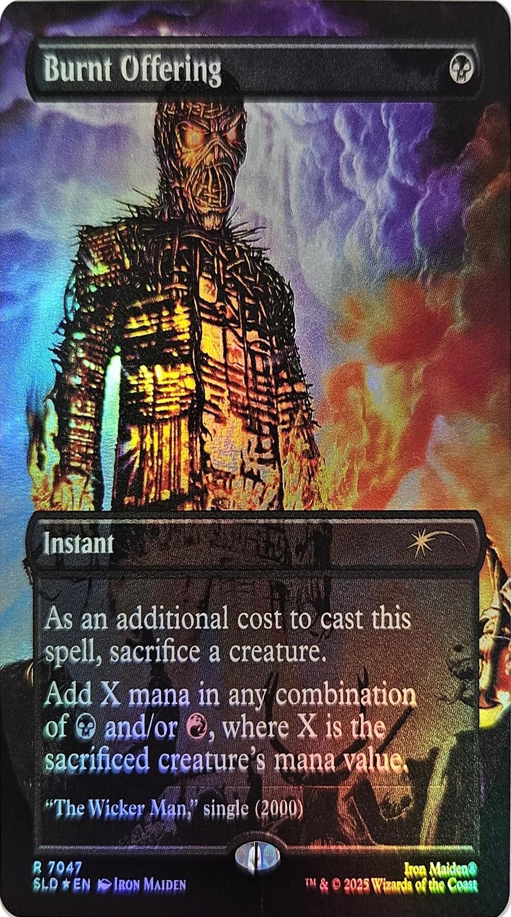 Burnt Offering (Rainbow Foil) [Secret Lair Drop Series] MTG Single Magic: The Gathering | Red Claw Gaming