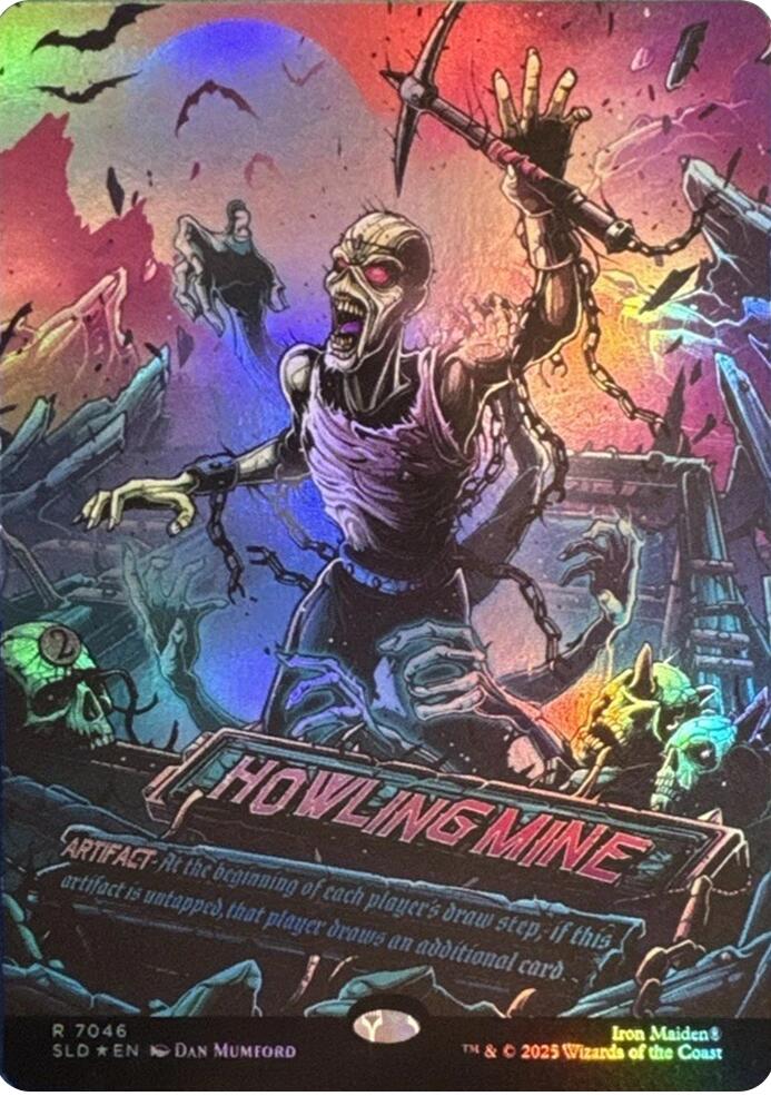 Howling Mine (7046) (Rainbow Foil) [Secret Lair Drop Series] MTG Single Magic: The Gathering | Red Claw Gaming