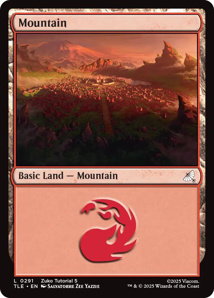 Mountain (0291) [Avatar: The Last Airbender: Eternal-Legal] MTG Single Magic: The Gathering | Red Claw Gaming