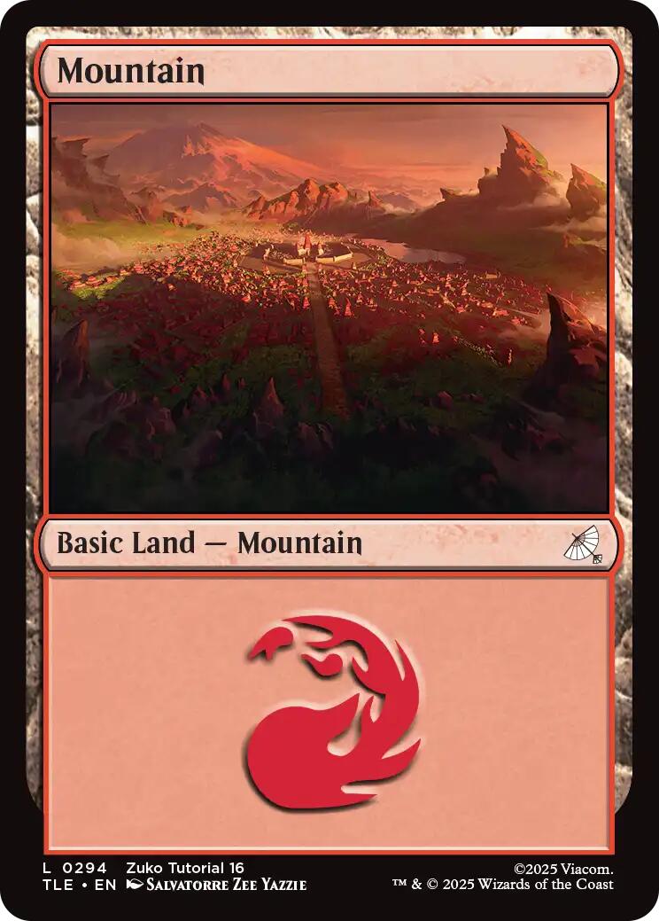 Mountain (0294) [Avatar: The Last Airbender: Eternal-Legal] MTG Single Magic: The Gathering | Red Claw Gaming