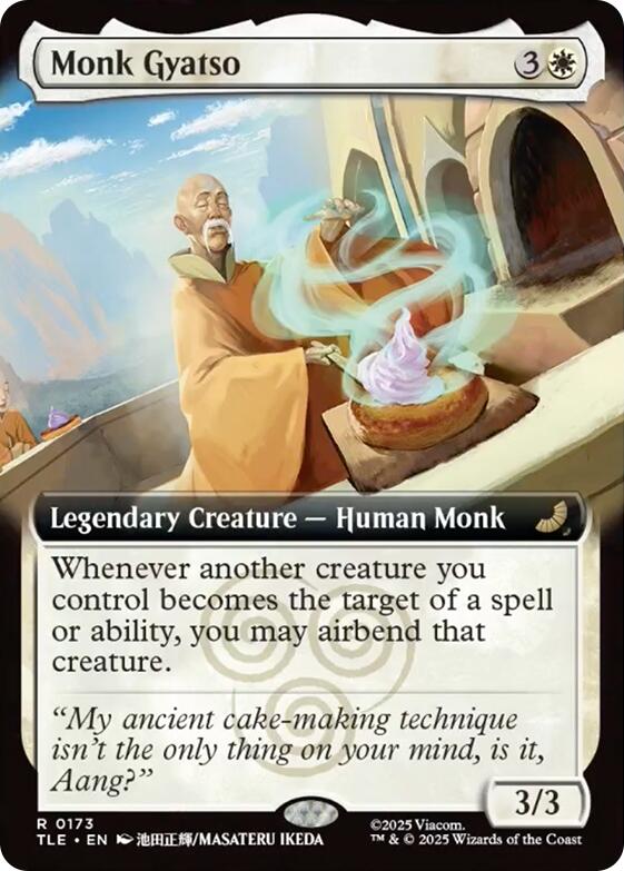 Monk Gyatso (Extended Art) [Avatar: The Last Airbender: Eternal-Legal] MTG Single Magic: The Gathering | Red Claw Gaming